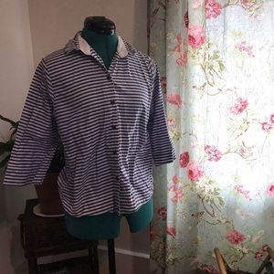 Striped button down Shirt